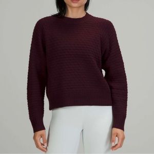 Lululemon Texture Play Crew Sweater
